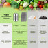 Refrigerator Deodorizer, Compact Size Odor Eliminator, Lasts for 10 Years, Large 2 Packs