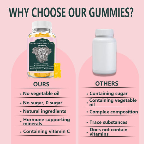 Gummies Gummies Gummy 60 Gummies 30 Premium Feminine Balance PH Balance Vaginal Health Probiotics Hawaiian Pineapple