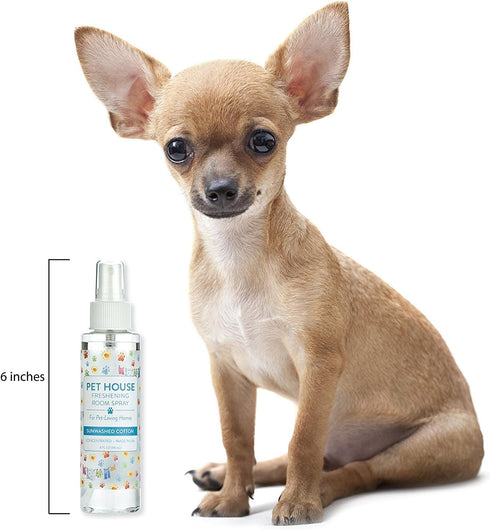 One Fur All Pet Air Freshener - 4 OZ Concentrated Room Spray for Pet Odor, Sunwashed Cotton, Pack of 1