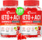 Powerific Apple Cider Vinegar Gummies, GLP-1 Support Keto ACV Gummies Max Strength 2000mg