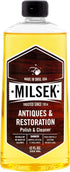 Milsek Antiques & Restoration Polish & Cleaner, 12 Fl Oz, Essential Cleaning Supplies for Wood Antiques and Heirlooms