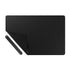 Nail Art Table Mat 23.62x15.75 Inch, Foldable Manicure Pad for Nail Technician, Nail Polish Mat for Salon Home (Black)