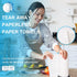 Poyday 50Pack 12x12In Reusable Paper Towels Washable Roll: Paperless Towels Tear Away Absorbent Cloth Paper Towels