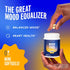 Omega-3 1000mg 60 Count Oceanblue Essentials Mood Food | Triple Strength Fish Oil EPA for Mood Support | Burpless Mini