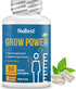 NuBest Grow Power - Calcium & Magnesium Supplement with Vitamin K2, D3, Zinc for Strong Bones - 60 Capsules