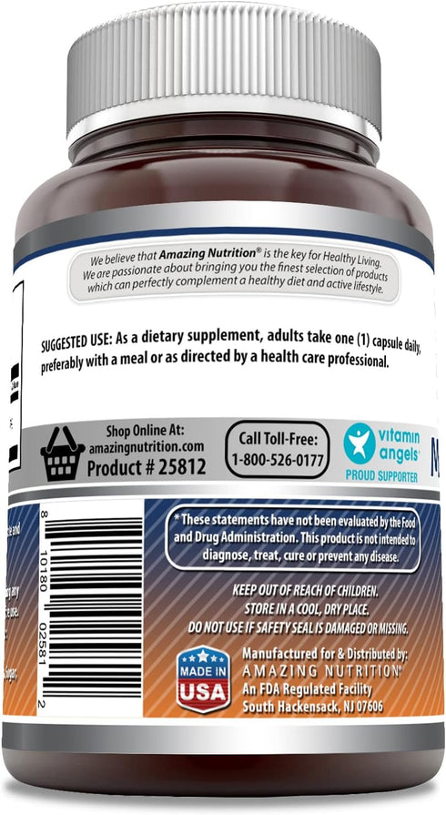 Amazing Formulas Magnesium Oxide Supplement | 500 Mg per Serving | 90 Capsules | Non-GMO, Gluten-Free