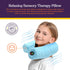Special Supplies Sensory Vibrating Neck Pillow for Kids and Adults Plush Velvet Soft Cover with Textured Therapy