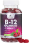 B12 Energy Gummy, Extra Strength 3000 mcg Vitamin B12, Chewable Supplement for Adults & Kids, Immune System Support,