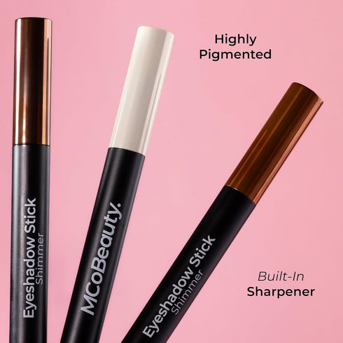 MCoBeauty Eyeshadow Stick, Shimmer Copper, Highly Pigmented, Built-in Sharpener, Vegan Cosmetics