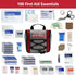 Trailblazer 3 108 Pac-Kit Outdoor First Aid Kit for Hiking, Camping and Outdoor Travel, Pieces