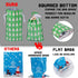 Christmas Gift Bags Assorted Sizes, 22pcs Drawstrings Reusable Plastic Holiday Gift Bags for Presents Wrapping