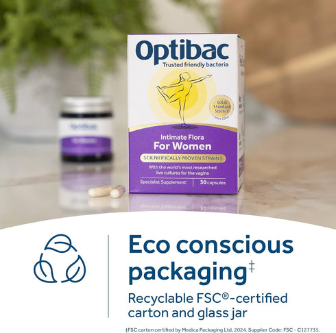 Optibac Probiotics 2.3 14 OptiBac for Women | Daily Oral Billion Friendly Bacteria Natural Female Supplement for The
