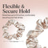 Kitsch Leopard Prints Satin Scrunchies for Women, No Crease Hair Ties for All Hair Types, 5 Pcs