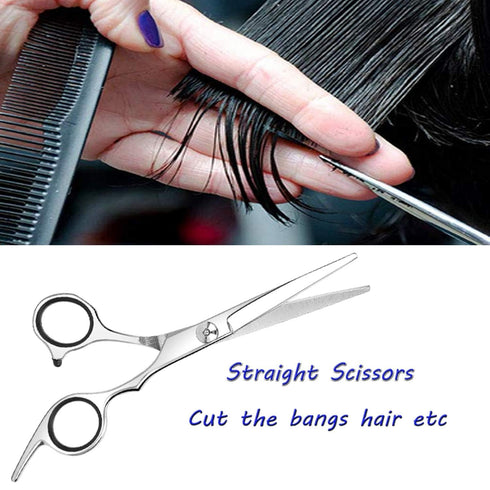 Professional Hair Cutting Scissors/Shears - 6.5-Inches Stainless Steel Haircut Scissor for Home Salon, Barber Use