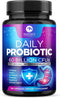 Daily Probiotics and Prebiotics 60 Billion CFU, 10 Strains + 4 Prebiotics, Digestive Nutritional Supplement for Women &