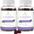 Sambucus Elderberry Gummies - Black Elderberry with Zinc and Vitamin C for Adults, Sugar Free Kids Multivitamin Gummies