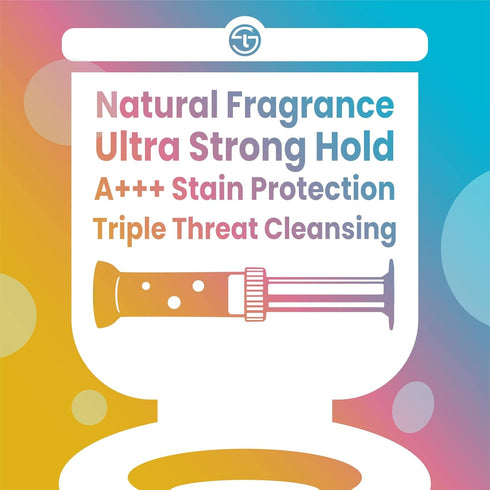 Simple Life Toilet Bowl Cleaner Gel, Fresh Flower Toilet Gel Stamp, Stops Limescale and Stains, 64 Stamps Variety Pack