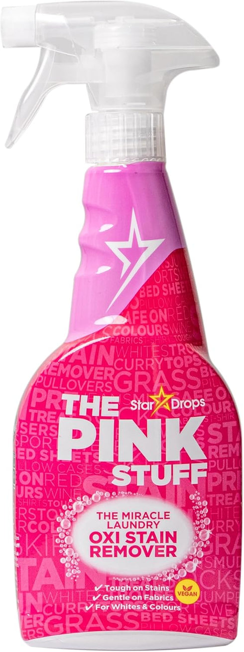 The Pink Stuff Stardrops - - The Miracle Laundry Oxi Stain Remover Spray 500ml