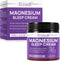 Magnesium Cream for Sleep - Enriched with Almond Oil, Lavender, and Vitamin