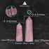 MIMOSA Healing Crystal Point - Large Rose Quartz, Raw Rose Quartz & Selenite