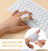 Thrymme 10 Pcs Finger Splints, Reusable Castor oil Finger Wrap for Thumb & Joint Pain Relief, Soft Cotton
