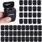 50 Pcs Dental Floss Bulk Wedding Gifts, Waxed Mint Dental Floss for Party Favors, 30m/32.8 Yard (Black Box)