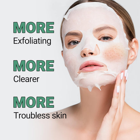 Clear Whitehead Remover Peel Off Face Mask 5pcs. | Hydrating Face Mask Beauty Sheets Day and Night Moisturizer for Face | White and Blackhead Remover Korean Face Mask Skin Care Peel Off