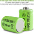 JINTION 1/3 Rechargeable AAA 150mAh Button Top NiMH Battery, 12 Pack for Solar Lights