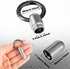 2 Pieces Keychain Pill Holder Tiny Keychain Pill Case Titanium Keychain Medication Pill Holder Waterproof Pill Container Portable Titanium Pill Case with Keychain for Men Women Travel Purse Pocket