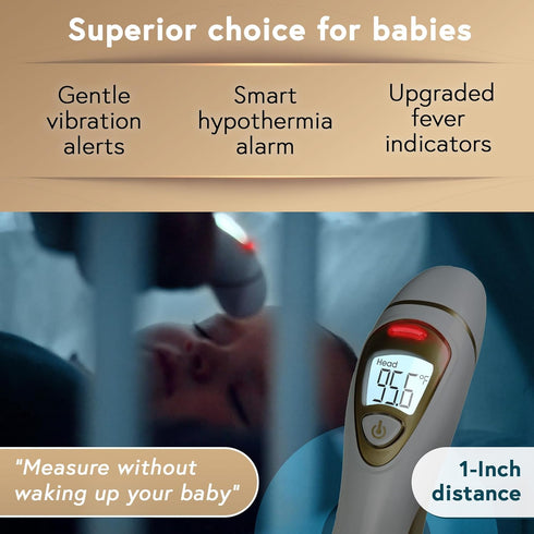 iProvn Pro Series | Ear Thermometer with Non-Touch Forehead Function | Superior Accuracy for Adults, Kids, Babies |