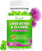 Milk Thistle Gummies for Adults & Kids - 1000mg Organic Extract Supplement for Liver Support, 60ct Apple Flavor