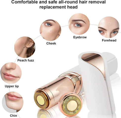 LINMEI Replacement Heads - Compatible for Finishing Touch Flawless GEN 1 Hair Remover (6pcs)