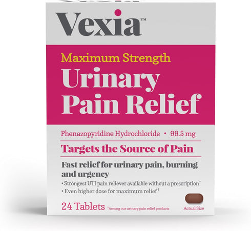 Maximum Strength Urinary Pain Relief, 24ct