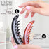 RC ROCHE ORNAMENT 6 Pcs Women's Premium Hair Plastic Banana Classic Clincher, Medium Classic Multicolor