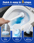 LosKremari 60 Pack Toilet Wand Refills Compatible with Clorox Toilet Brushes, Instant Foam Cleaning, Secure Lock No