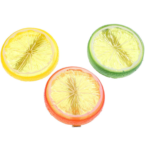 NOLITOY 3pcs Cute Lemon Hair Clips, Realistic Hairpin Barrettes for Girls & Women