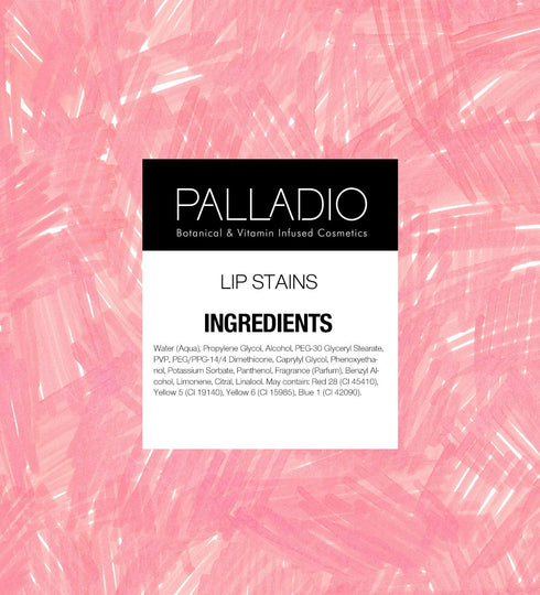 Palladio Lip Stain, Orchid, Hydrating & Waterproof Formula, Longlasting, Smudge Proof, Matte Color