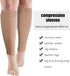 Syhood 6 3XL Pairs Wide Plus Size Calf Compression Socks Leg Brace Socks, Calf Compression Sleeves for Runners, Shin