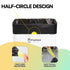 Small Trash Bags, 2.6 Gallon Drawstring Garbage Bags, 75 Count Portable PE Trash Bags for Office Bedroom Bathroom, Black