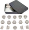 15pcs 1/2 Inch Pipe Screens - Premium 304 Stainless Steel Pipe Screen Filters with Metal Storage Box