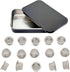 15pcs 1/2 Inch Pipe Screens - Premium 304 Stainless Steel Pipe Screen Filters with Metal Storage Box