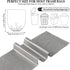 5 Rolls Small Trash Bags, 100 Counts, Durable 4 Gallon Small Garbage Bags for Home Office Kitchen