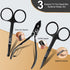 RedFlow Manicure Set 30 in 1 Nail Clipper Set, Fingernail & Toenail Clippers, Travel Manicure Kit (A-Black)