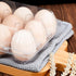 Merkaunis 120 12 Count 3x4 Pcs Plastic Egg Cartons Cheap Bulk, Grids Clear Empty Egg Cartons, Reusable Egg Trays Clear