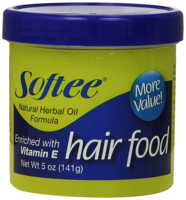 Softee Hair Food with Vitamin E, 5 oz for Nourishing Hair