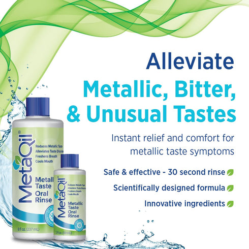Oral Rinse, Proven to Relieve Taste Disorders, Made from 8 Core Ingredients, 8 oz Bottle, 1 Count