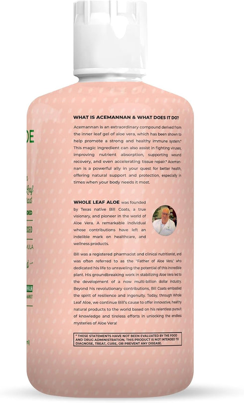 Unlock The Power of Whole Leaf Aloe Vera - Infused with The Delicious Taste of Kiwi Berry. Our Patented Formula Boasts