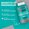 Qunol Magnesium Capsules 420mg - 180 Count High Absorption Extra Strength Supplement for Bone and Muscle Health