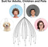 Stocking Stuffers 2 Pack Scalp Massagers, Hand-held Massage Tingle for Deep Relaxation and Hair Stimulation