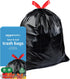 Amazon Basics Lawn & Leaf Drawstring Trash Bags, 39 Gallon, 40 Count, 20% Post Consumer Recycled Content